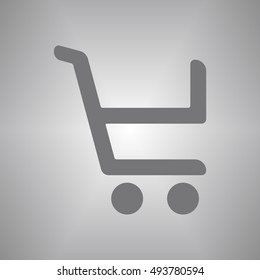  Cart  icon,vector.  Flat design.