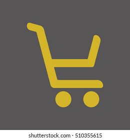  Cart  icon,vector.  Flat design.
