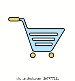 Cart icon.Vector illustration.