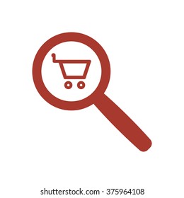   cart icon,vector illustration.Flat design  