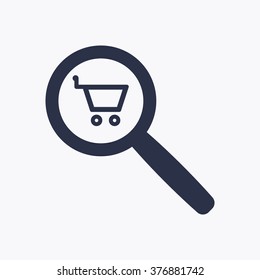   cart icon,vector illustration.Flat design  