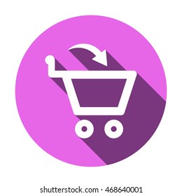    Cart  icon,vector.Flat design.