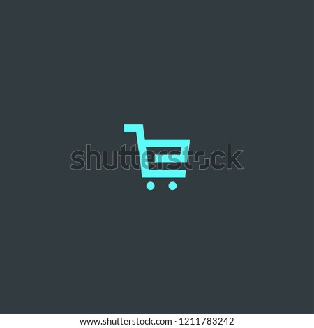 Cart or Letter E logo design