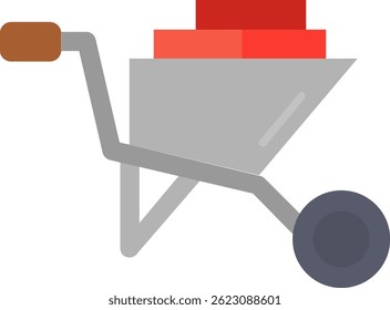 Línea de Carrito Vector Icon Design
