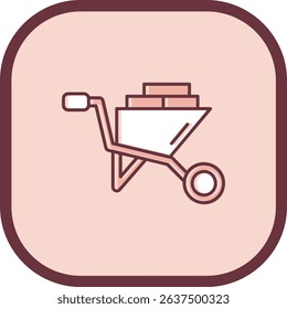 Cart Line vector Icon Design