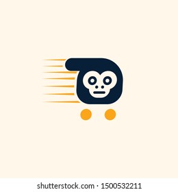 Cart Monkey Delivery Creative Business Logo - Powered by Shutterstock - Get 15% off with code: PIKWIZARD15