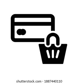 Cart payment icon.card,basket,shopping (vector illustration)