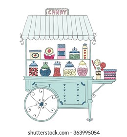 Cart for sale candy.