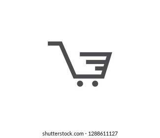 cart shop icon vector template