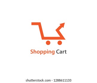 cart shop icon vector template