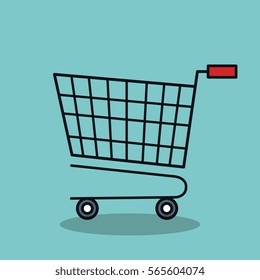 cart shopping isolated icon