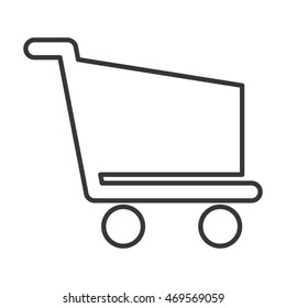 cart shopping isolated icon vector illustration design