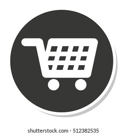 cart shopping isolated icon vector illustration design