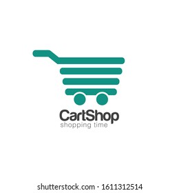 Cart Shopping Logo and Icon Vector Template