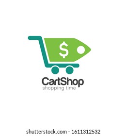 Cart Shopping Logo and Icon Vector Template