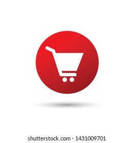 Cart shopping symbol vector format -illustration