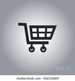 Cart for shopping, vector design element