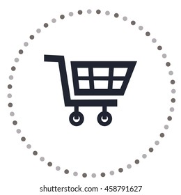 Cart for shopping, vector design element