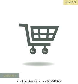 Cart for shopping, vector design element