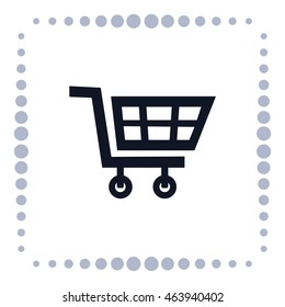 Cart for shopping, vector design element