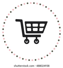 Cart for shopping, vector design element