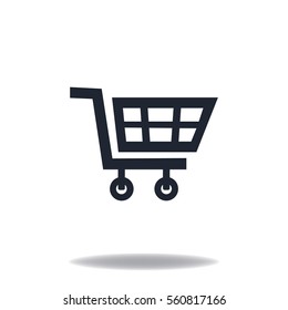 Cart for shopping, vector design element
