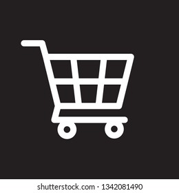 cart shopping. vector icon 