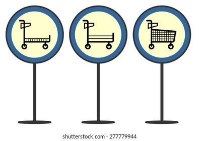 Cart signage