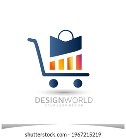CART STATION Vektor Logo Design-Vorlage.