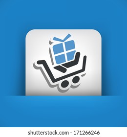 Cart store icon