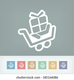 Cart store icon