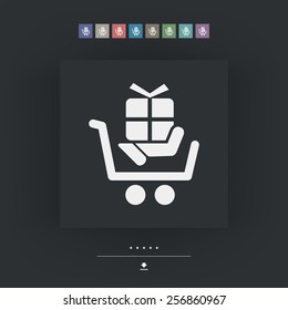 Cart store icon