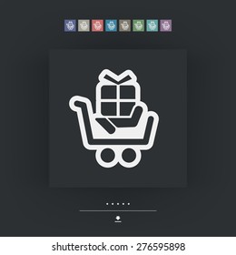 Cart store icon