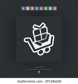 Cart store icon