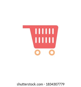 cart supermarket vector icon design template