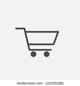 Cart trolley icon