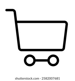 Cart Trolley Icon for Shop E-Commerce