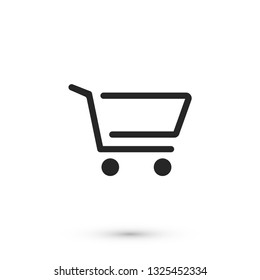 cart trolley vector icon