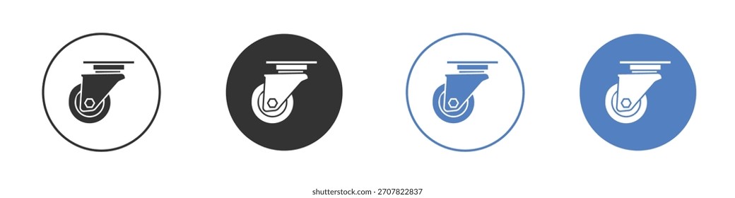 Warenkorb Laufrad Symbol Vektorgrafik. für mobiles Konzept und Webdesign