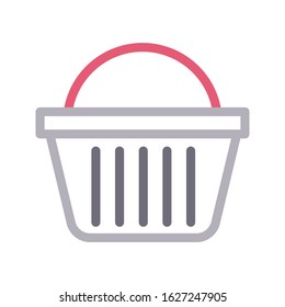 cart vector color line icon 