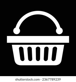 icono plano de glifo vector de carro