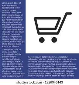 cart vector icon 10 eps