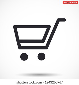 cart vector icon 10 eps