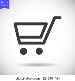 cart vector icon 10 eps