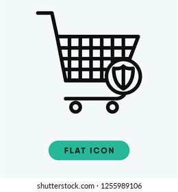 Cart vector icon