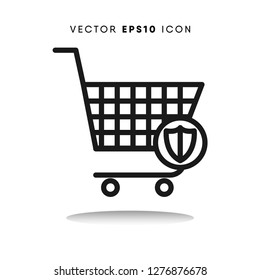 Cart vector icon