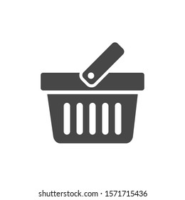 Cart vector icon, buyer sign isolated on vector icon a white background. vector icon Online store or e-shop concept. Flat design style