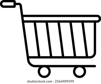 Cart vector icon. Can be used for printing, mobile and web applications.