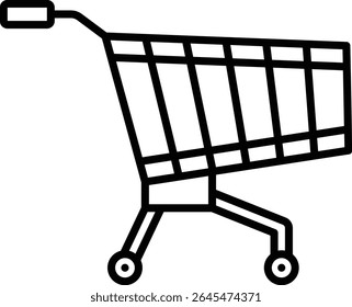 Cart vector icon. Can be used for printing, mobile and web applications.