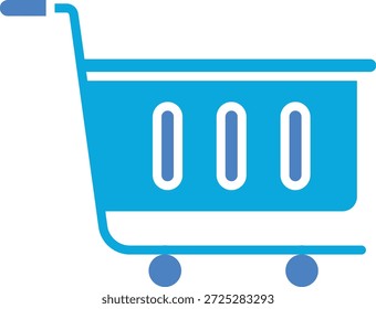 Icono de Vector Carrito. Se puede utilizar para aplicaciones de impresión, móviles y de Web.